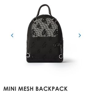 Designer Glamaholic lifestyle mini mesh backpack